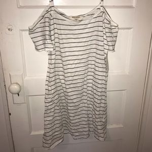 NEW Billabong Cold Shoulder Striped Sundress Mini